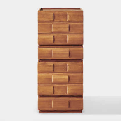 Terra Cube Emboss Cabinet(set of 2)