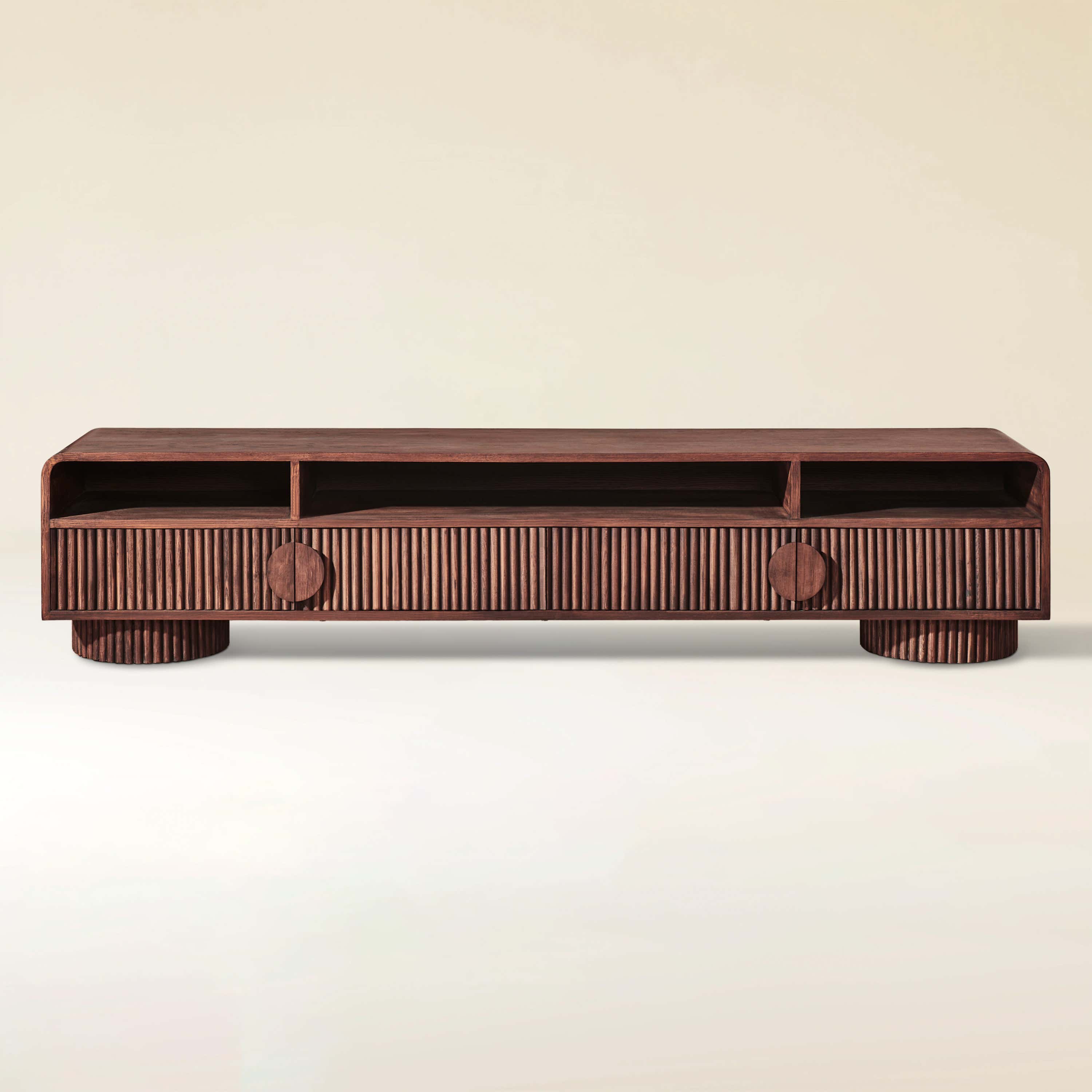 Doric Media Console 83"W