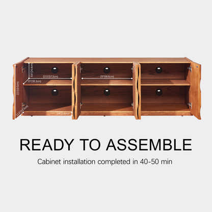 Terra Cube Emboss  Media Console 71”