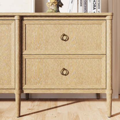 Maison Oak Media Console 84"