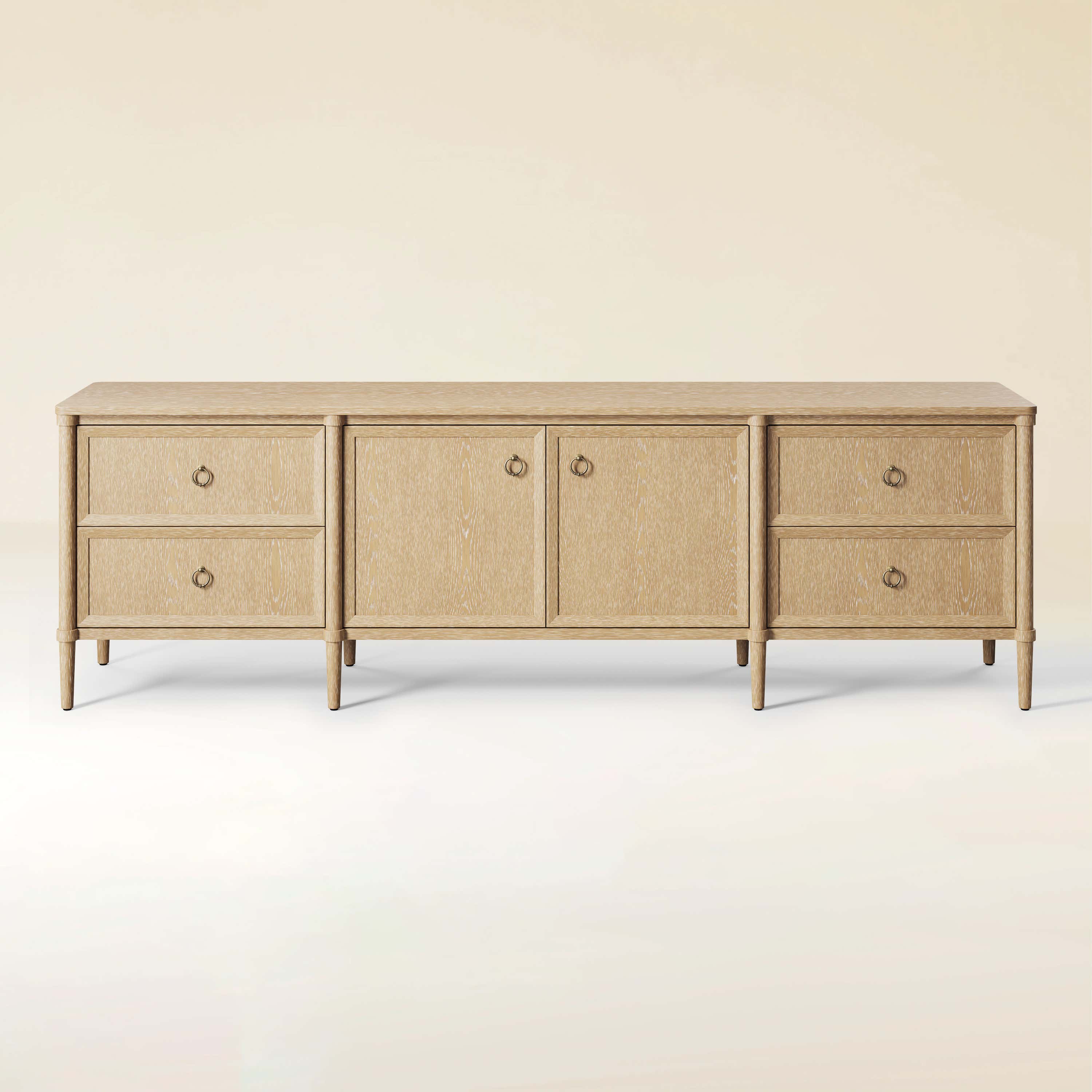 Maison Oak Media Console 84"