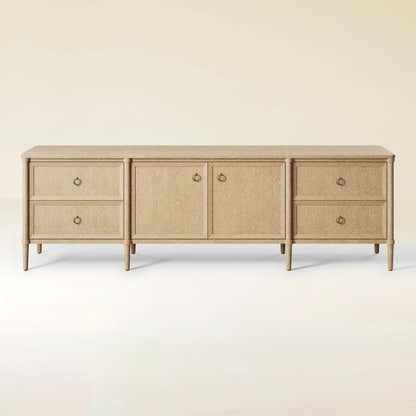 Maison Oak Media Console 84"