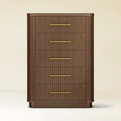 Sinclair Fluted 5-Drawer Chest 39"W