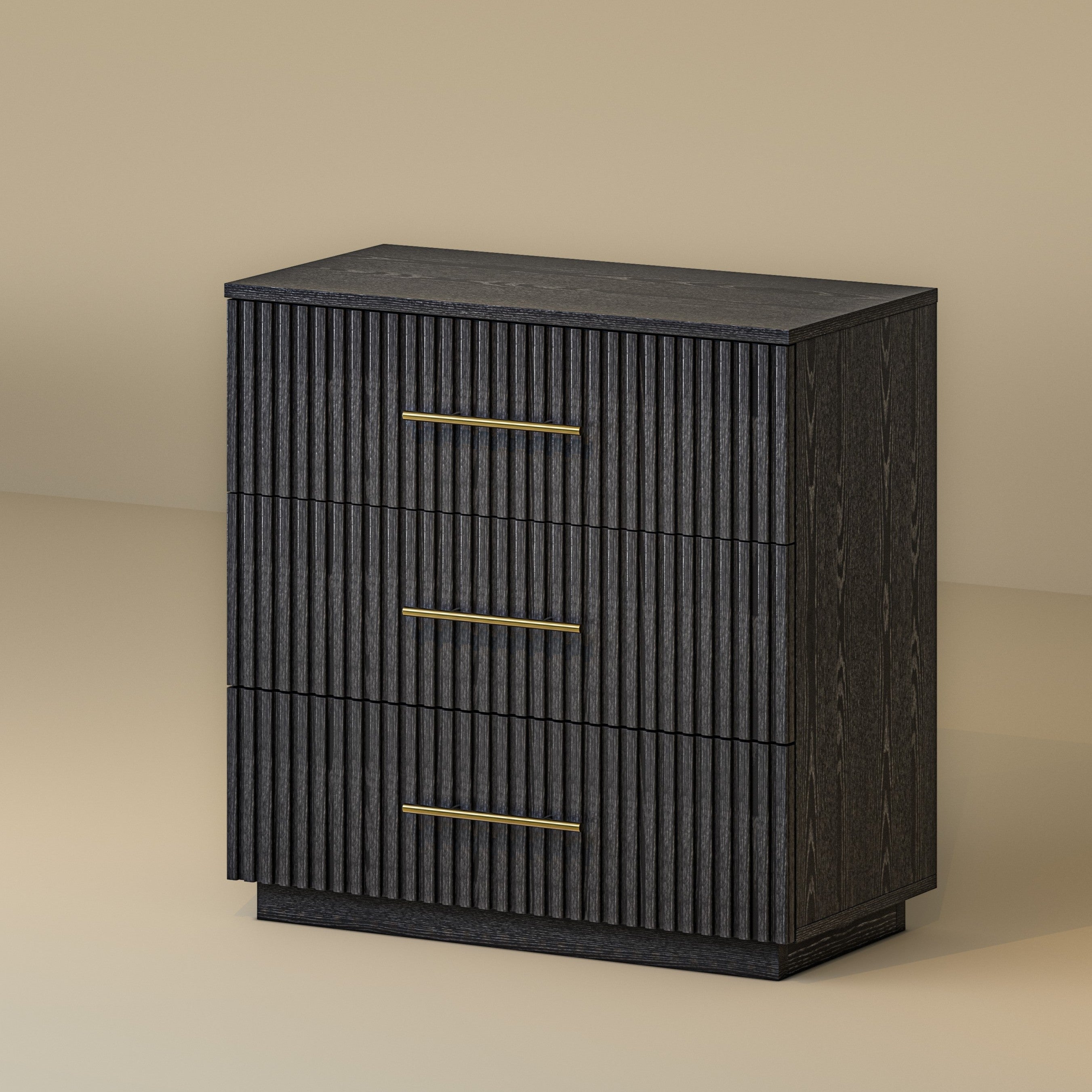 Holt Oak Modular Media Console (Set of 3)