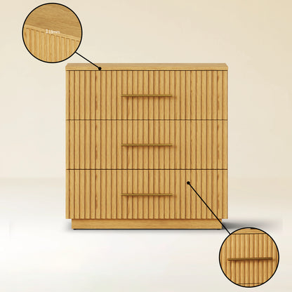 Holt 63“ Oak 6-Drawer Chest(Set of 2)