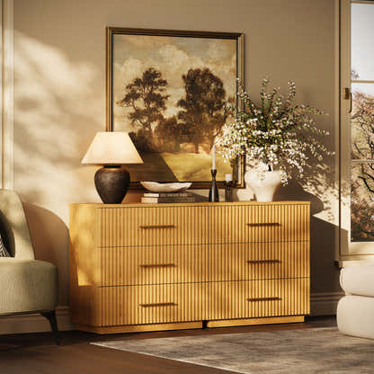 Holt 126" Oak 12-Drawer Chest(Set of 4)