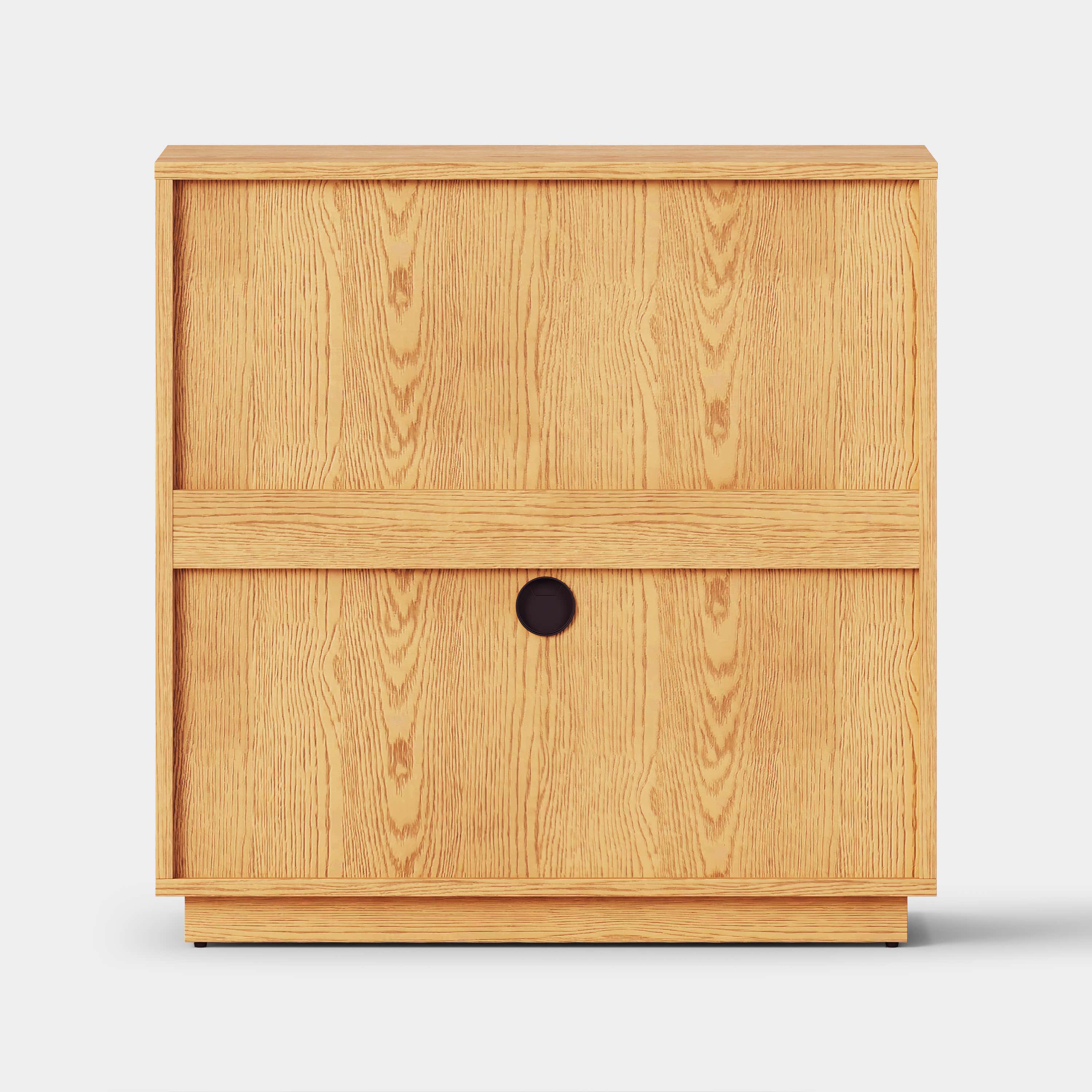 Holt 126″ Medienkonsole aus Eiche (4er-Set) 