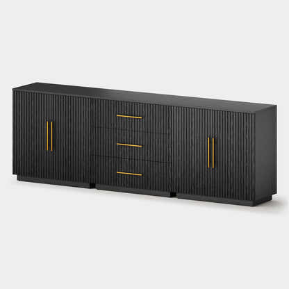 Holt Oak Modular Media Console (Set of 3)