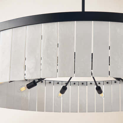 Solmare Alabaster Round Chandelier 41.3"D
