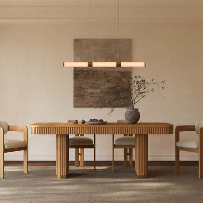 Hollin Rectangle Dining Table 63" Extend 78.7"