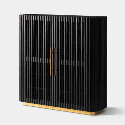 Holton 47"H Eichenholz-Aufbewahrungsschrank