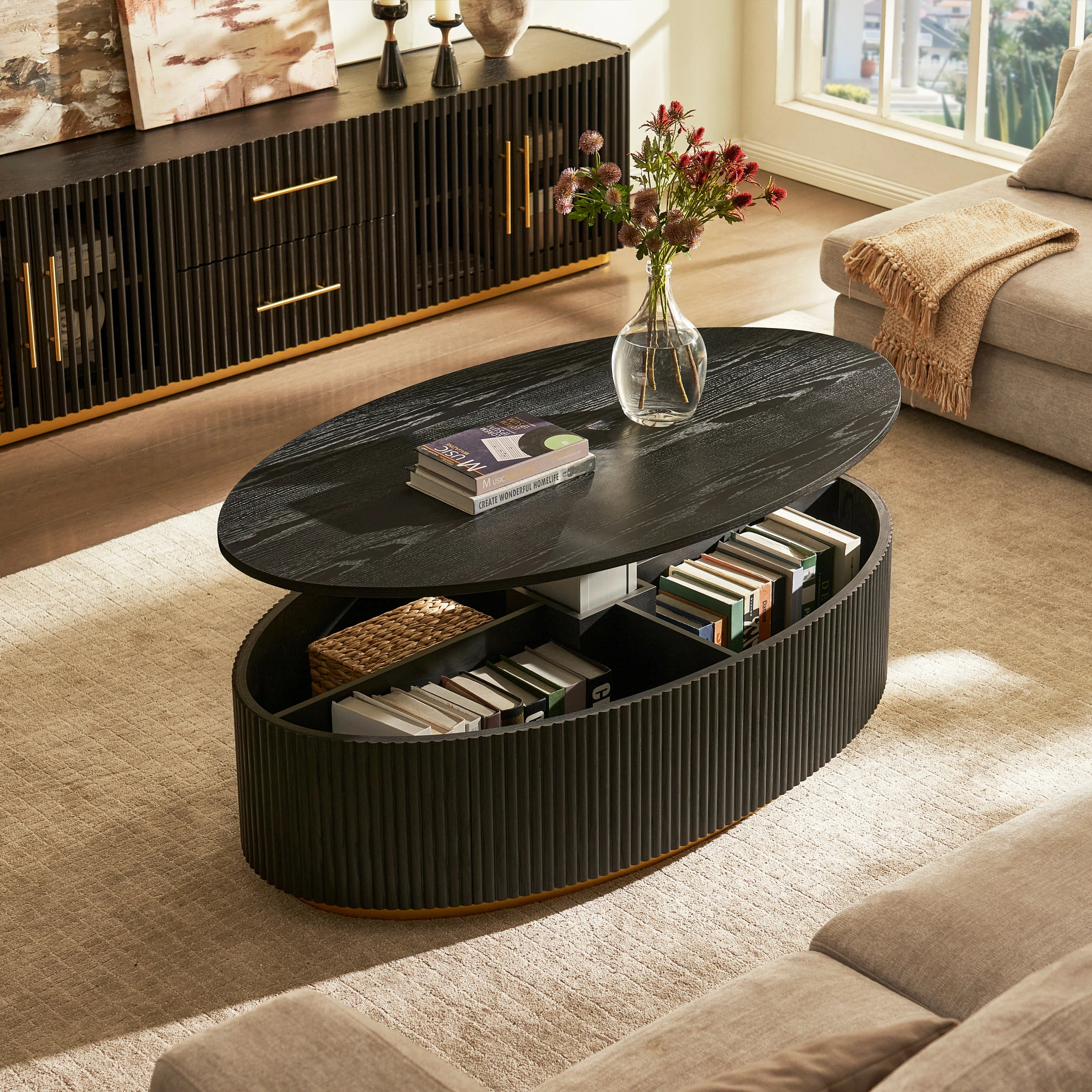 Couchtisch Holton aus Eiche, 130 cm breit