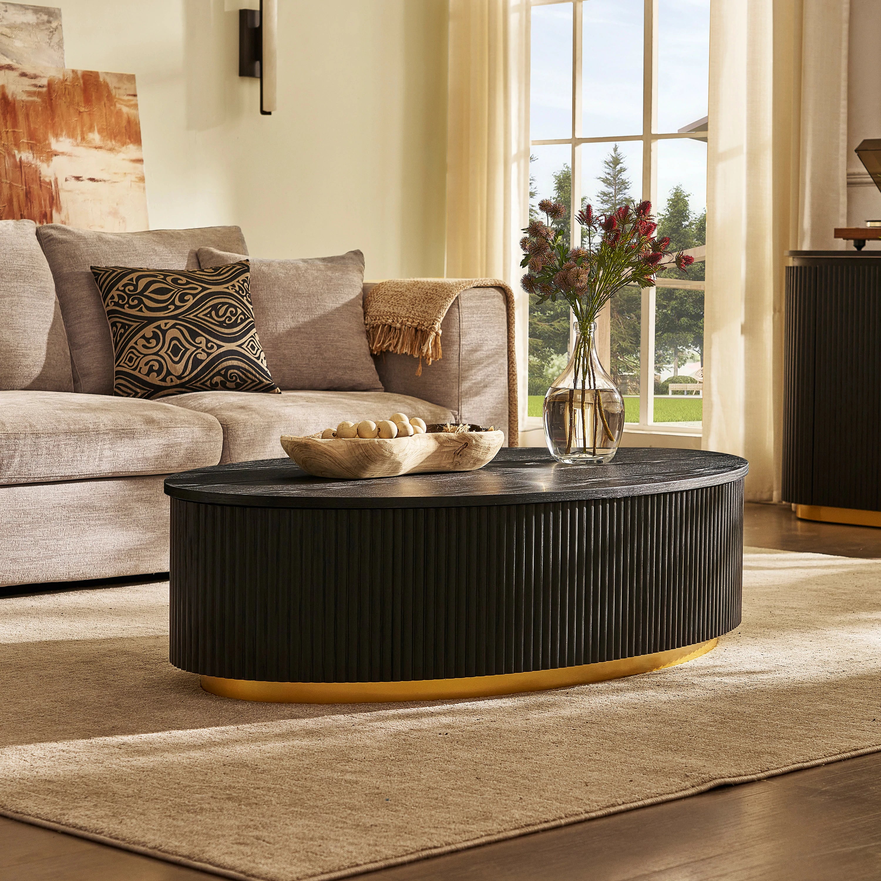Couchtisch Holton aus Eiche, 130 cm breit