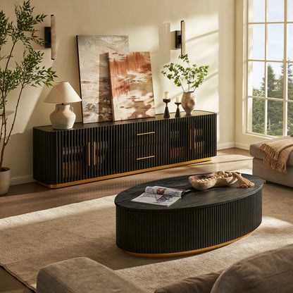 Couchtisch Holton aus Eiche, 130 cm breit