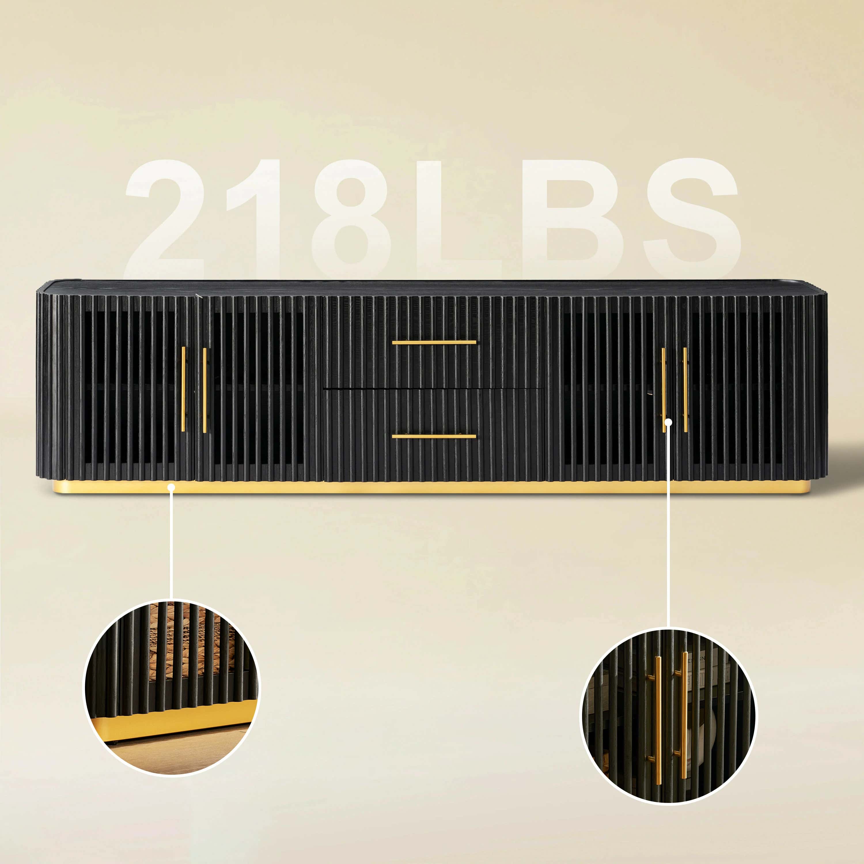 Holton Oak Medienkonsole, 94 Zoll breit