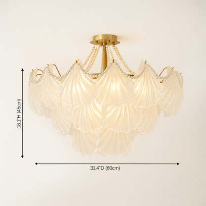 Marivelle Glass Shell Pendant