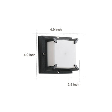 Moderne, minimalistische, wasserdichte LED-Wandleuchte für den Außenbereich, für Terrasse, Balkon, Garten