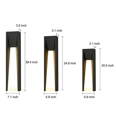 Rechteck 20W LED wasserdichte moderne Wandleuchten Beleuchtung Wandleuchten Leuchte