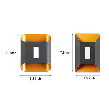 Wasserdichte LED Up und Down Lichter Moderne Wand Lampe Wand Leuchte Beleuchtung