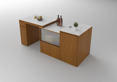 Leslie Kitchen island 61.7" W