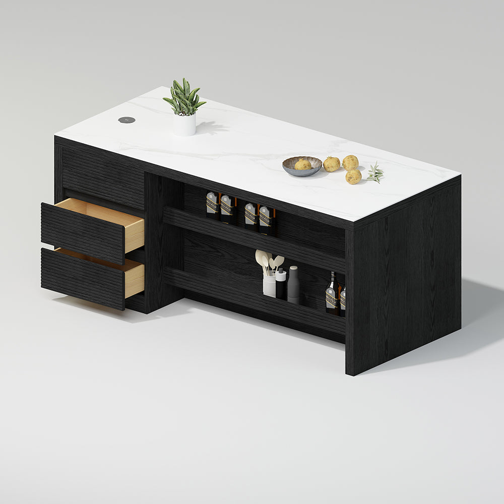 Carey Kitchen Island 71"