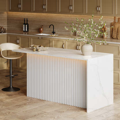 Nare Kitchen Island 71"W