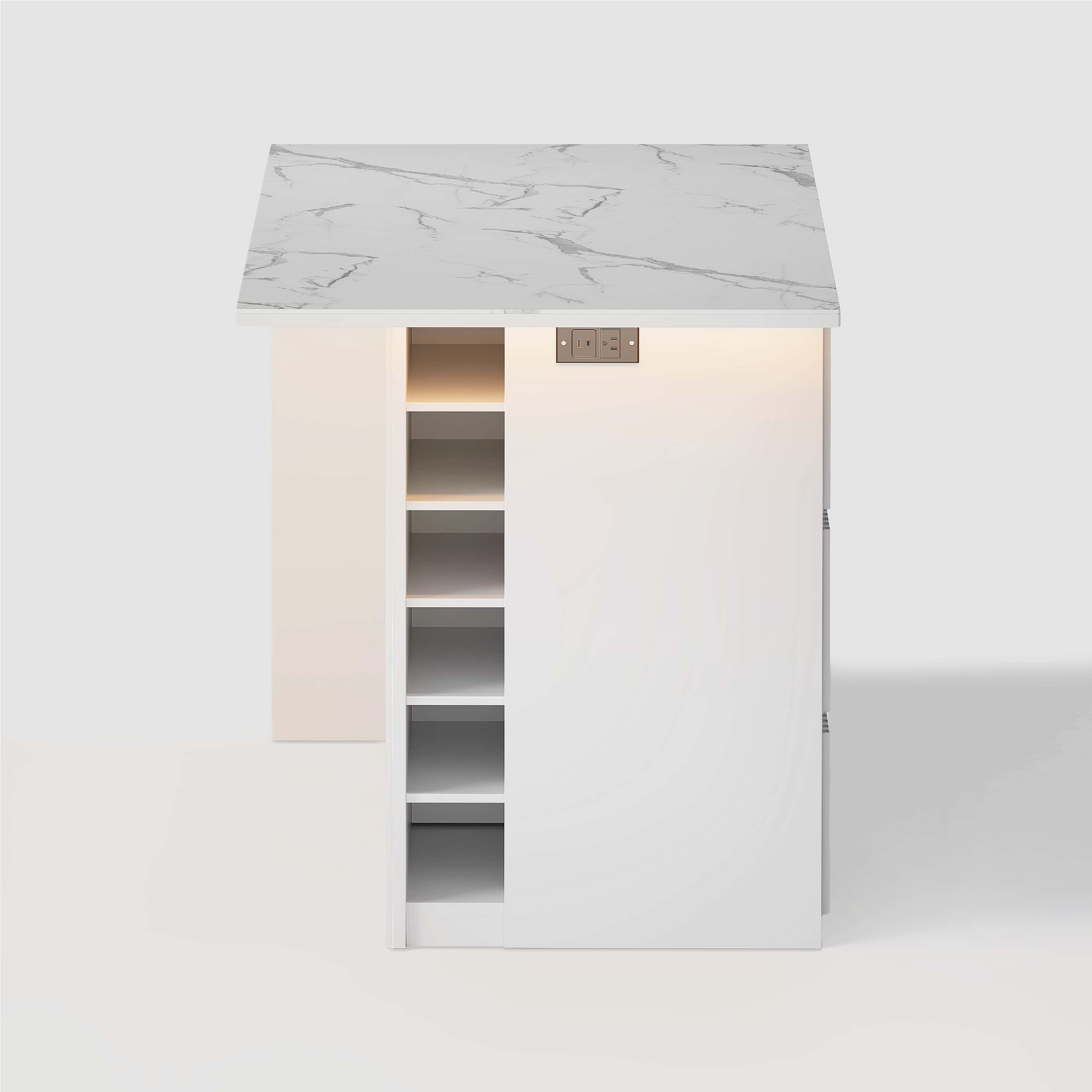 Nare Kitchen Island 71"W