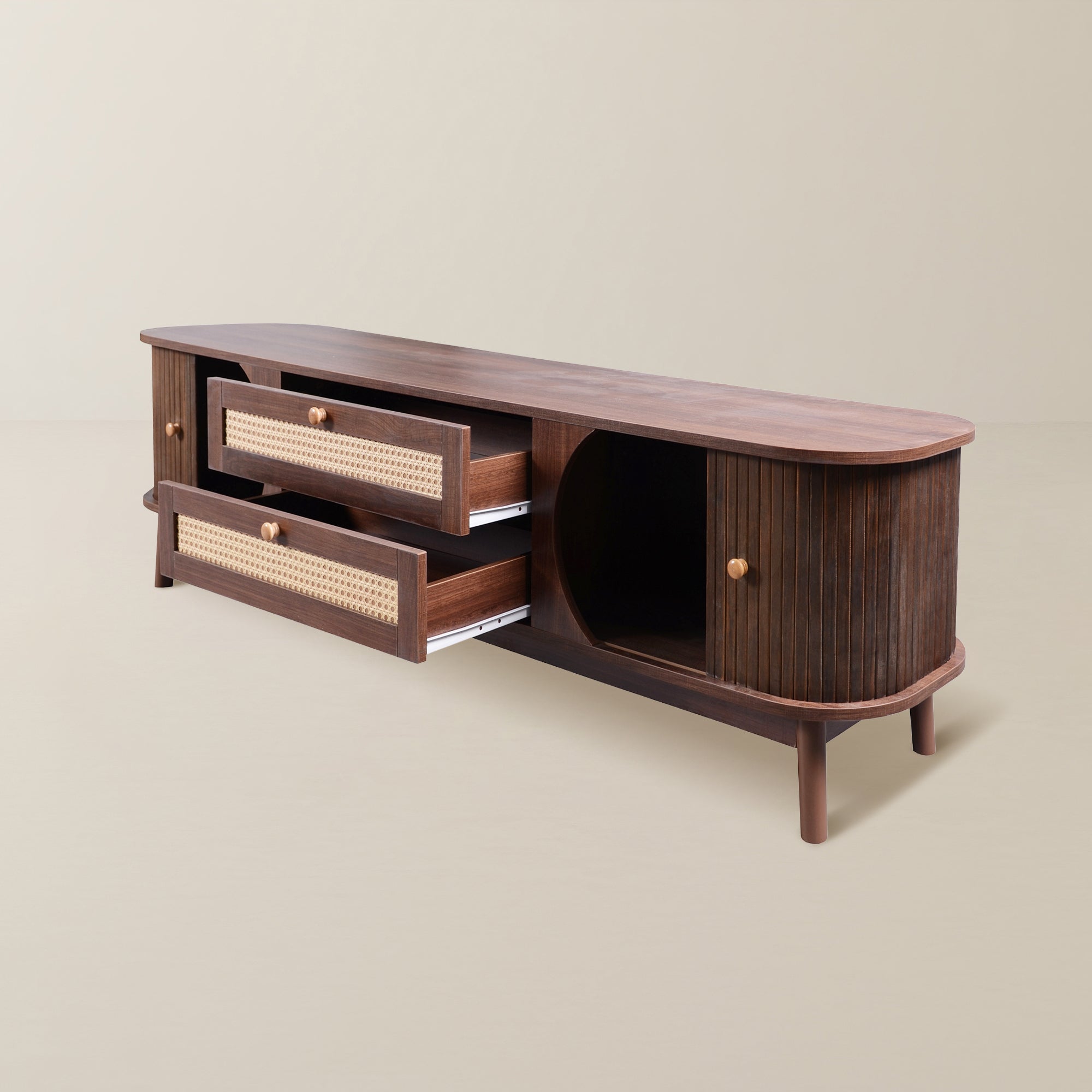 MARIS RATTAN MEDIA CONSOLE 64"