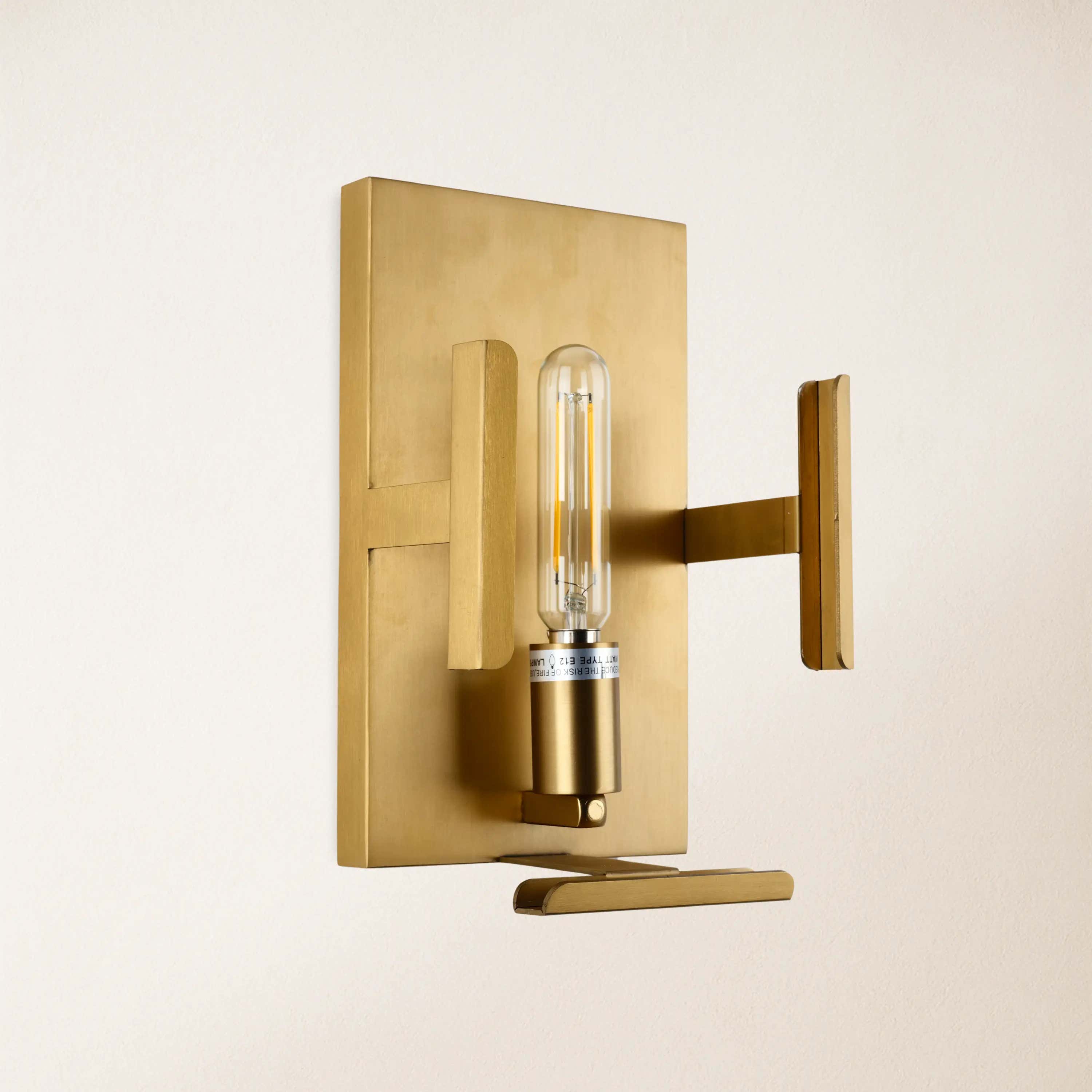 Maris Alabaster Wall Sconce 10"H#Finish_Gold