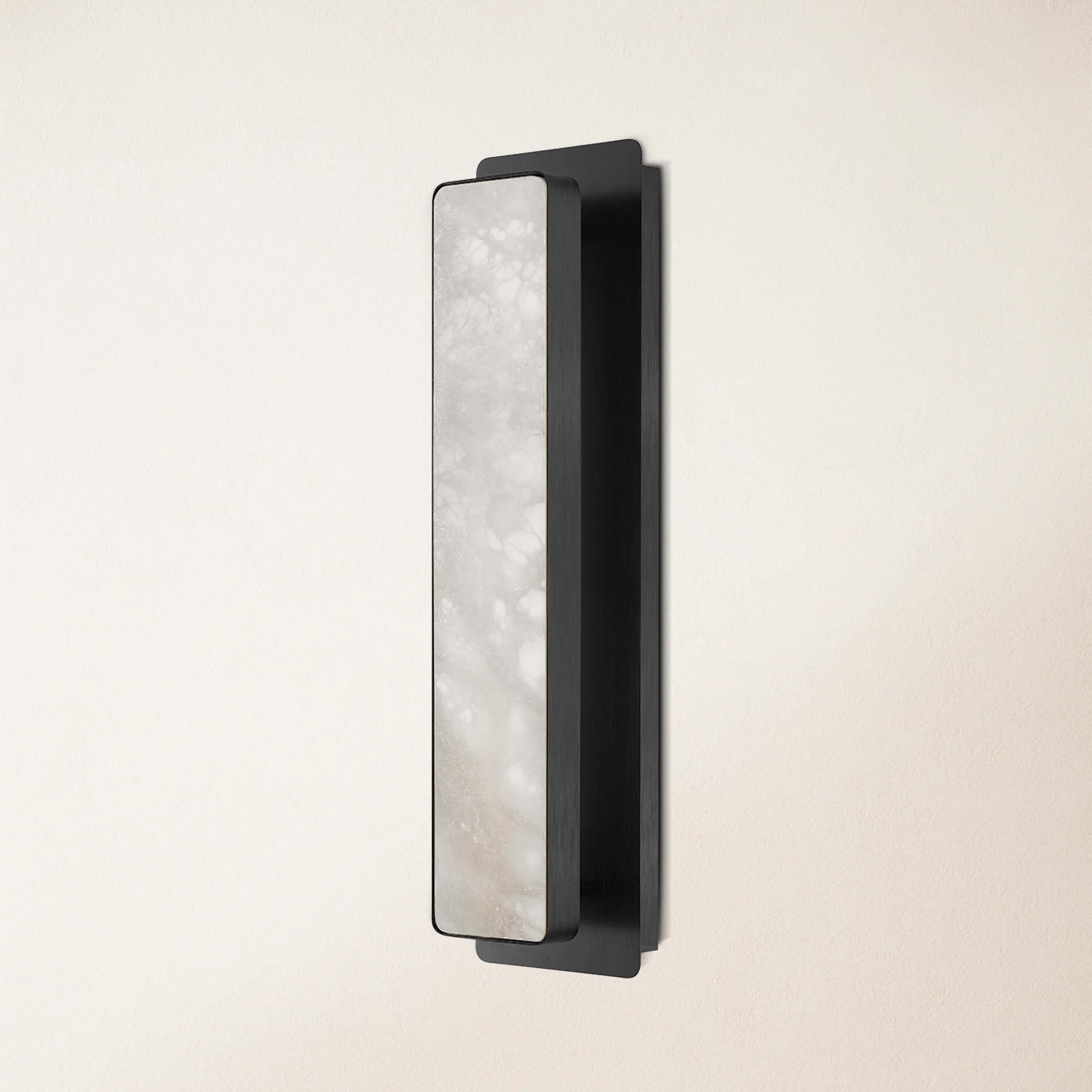 Mintreux Alabaster Wall Sconces 20"H#Finish_Black
