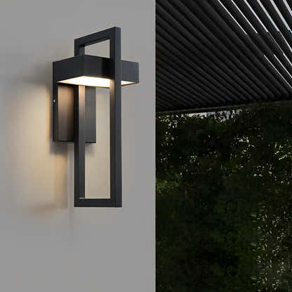 Aqualith Rectangular Minimalist Outdoor Wall Light