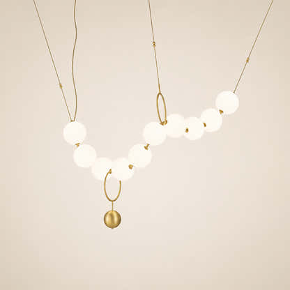 Celestine Necklace Glass Pendant
