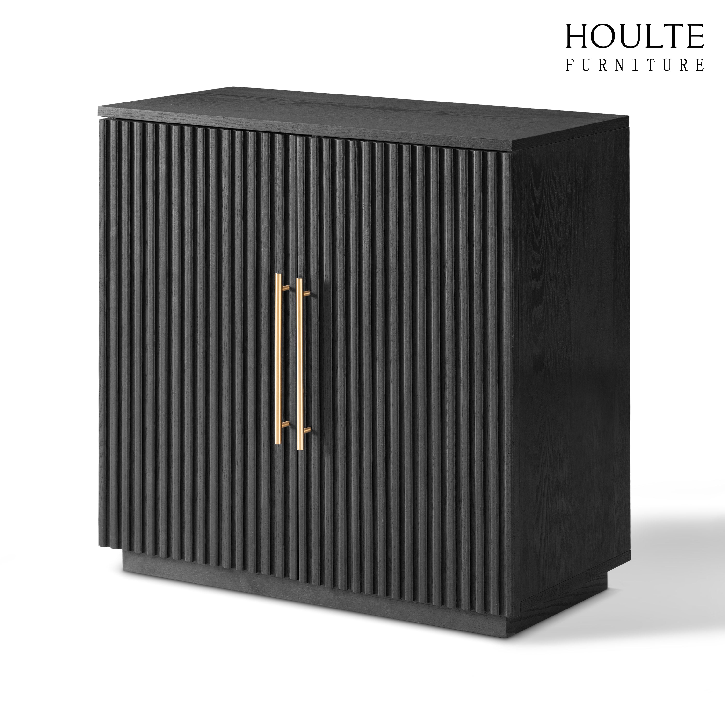 Holt 94,5″ Medienkonsole aus Eiche (3er-Set) 