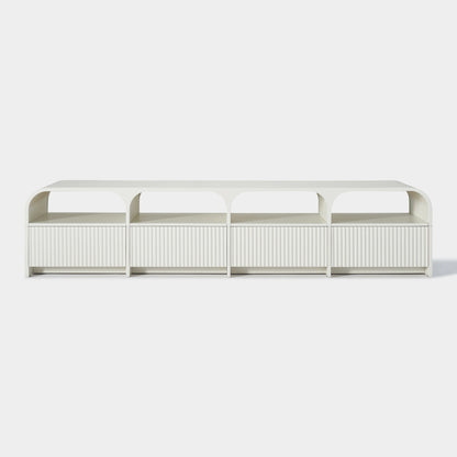 Naru Media Console and Coffee Table Set