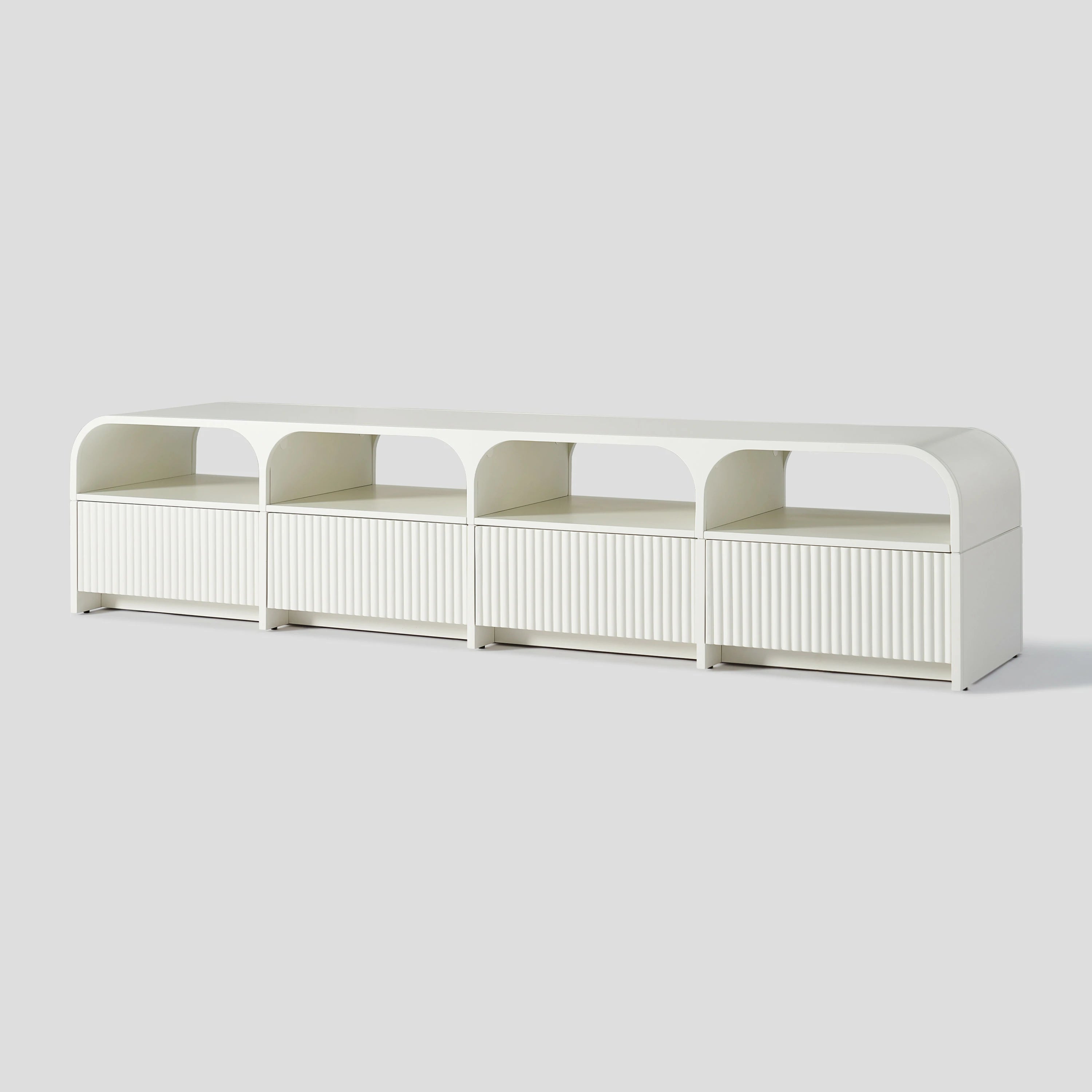 Naru Media Console and Coffee Table Set