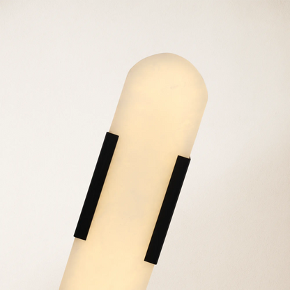 OpalEdge Alabaster-Wandleuchter, 35,4 cm hoch