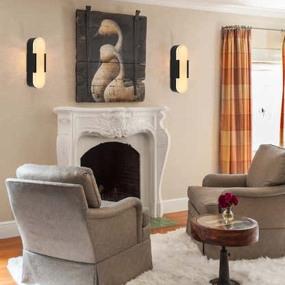 OpalEdge Alabaster Wall Sconce 14"H