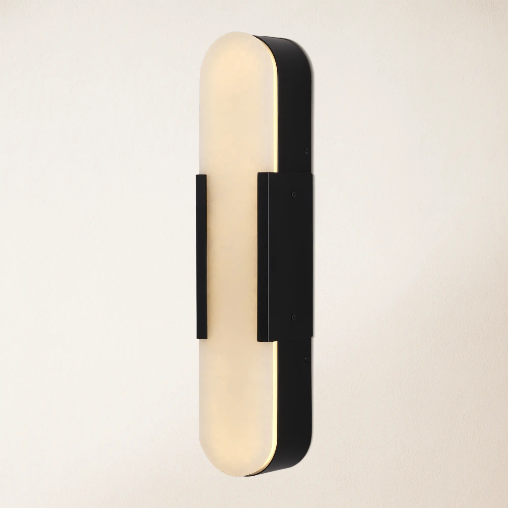 OpalEdge Alabaster-Wandleuchter, 50,8 cm hoch