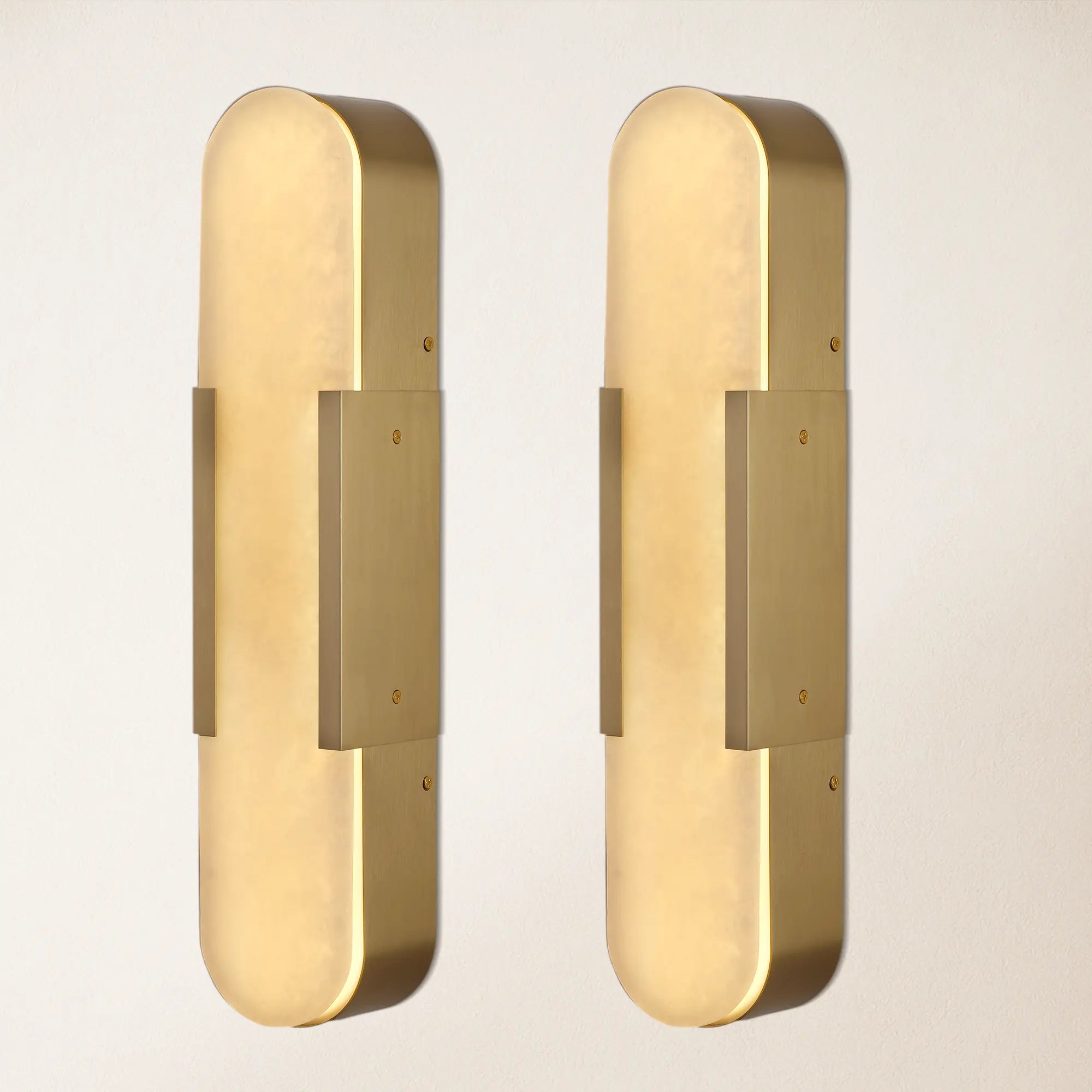 OpalEdge Alabaster-Wandleuchter, 50,8 cm hoch