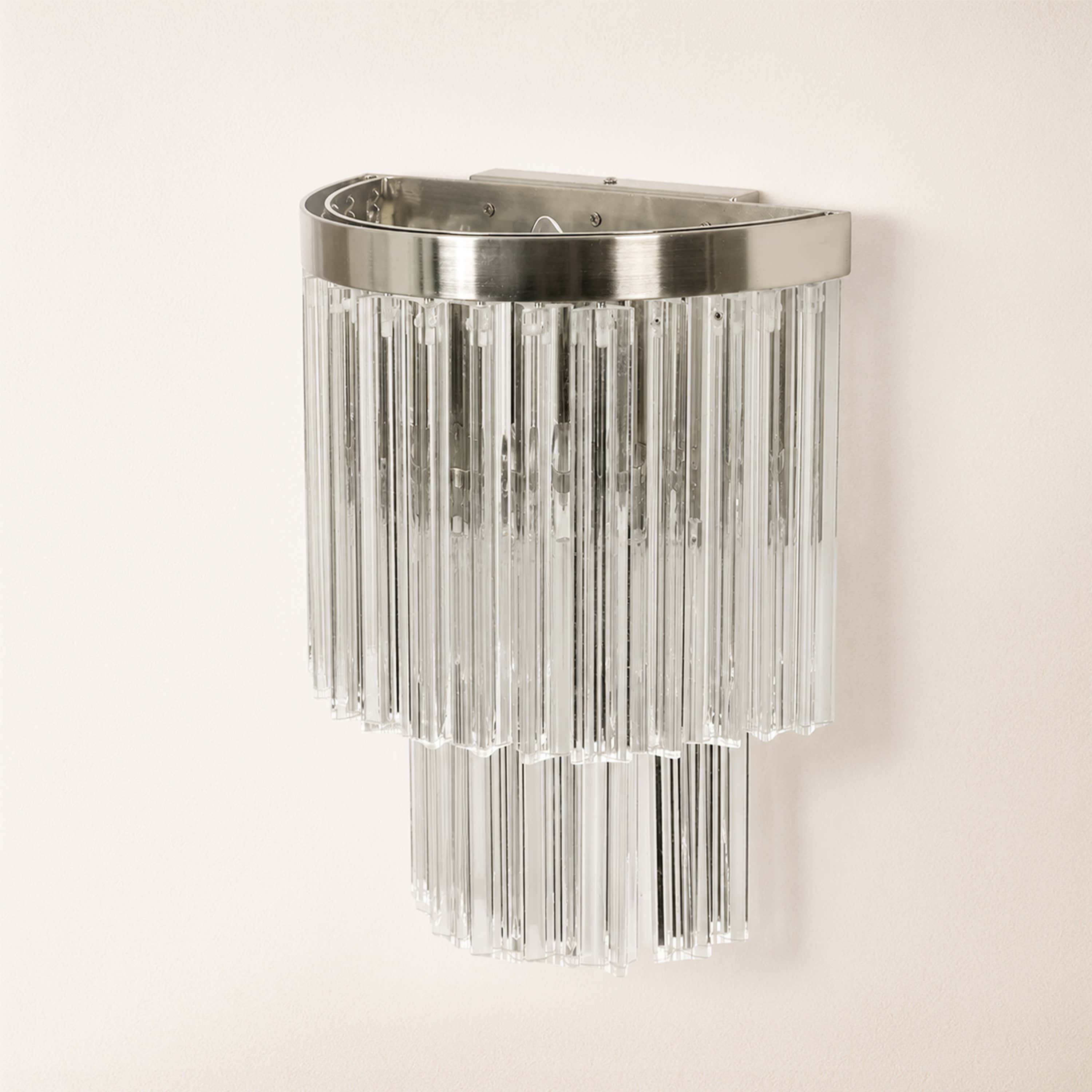 Prismari Tiered Glass Wall Sconce
