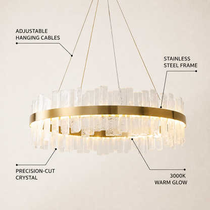 Virezza Crystal Round Chandelier