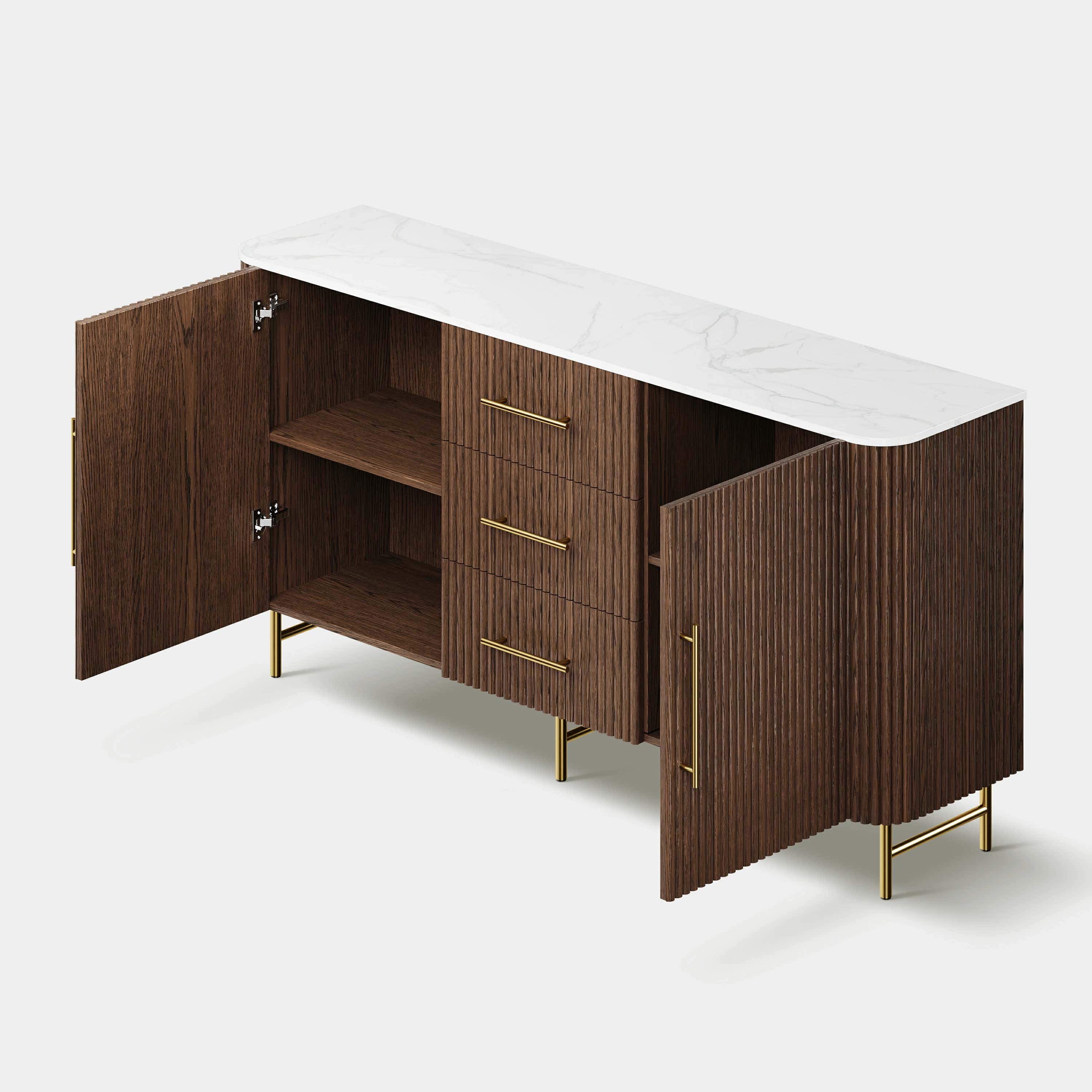 Riley Oak Sideboard 67"W