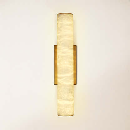 Sylvia Palladian Alabaster Wall Sconce 20"H