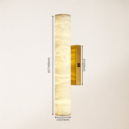 Sylvia Palladian Alabaster Wandleuchte 20"H