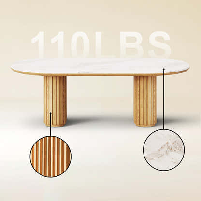 Emery Sintered Stone Coffee Table 48"W