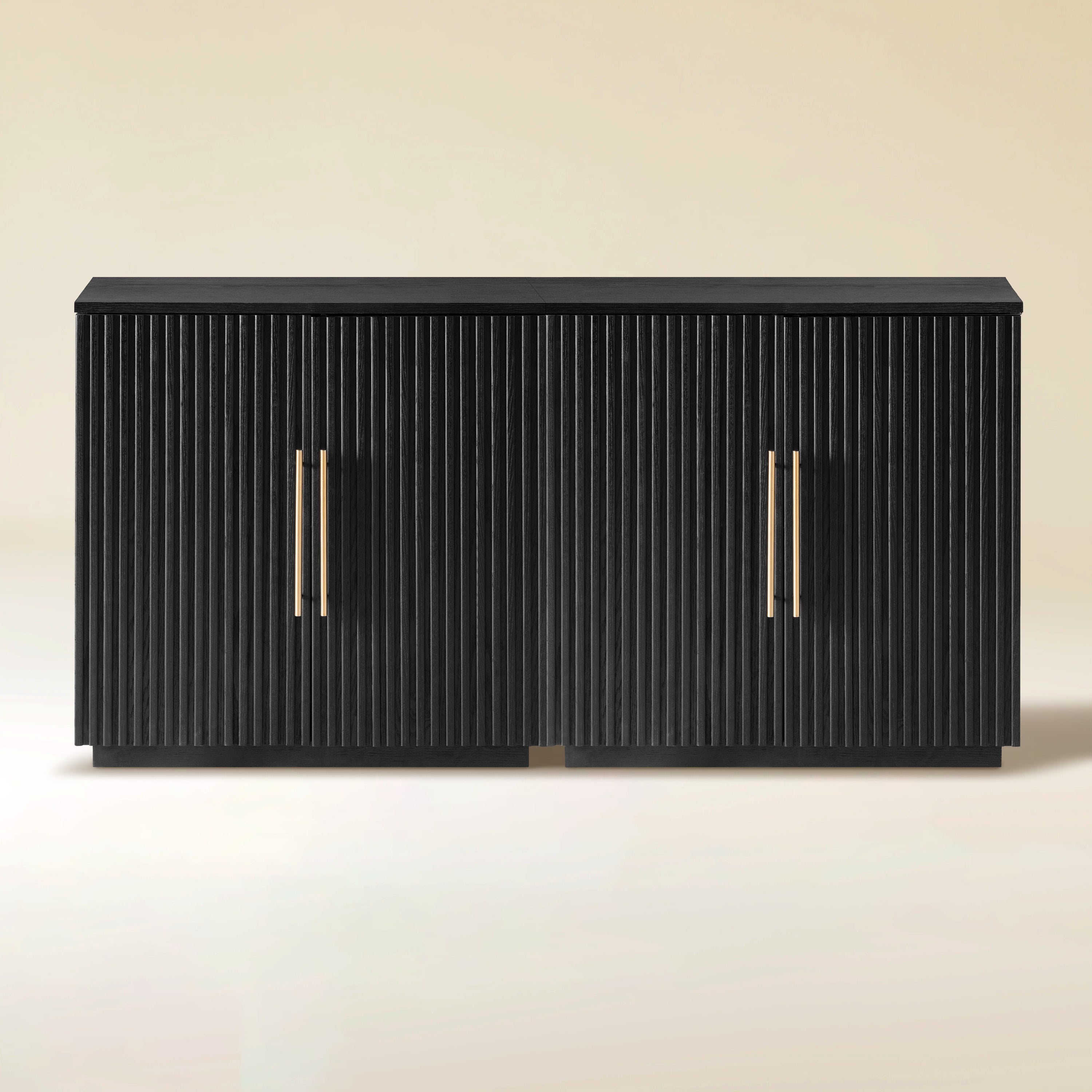 Holt 63″ Medienkonsole aus Eiche (2er-Set) 