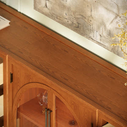 Alvar Arched 94.5″ Oak Modular Media Console(Set of 3)