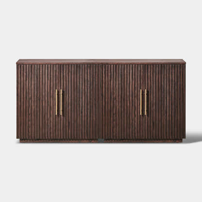 Holt 63″ Medienkonsole aus Eiche (2er-Set) 