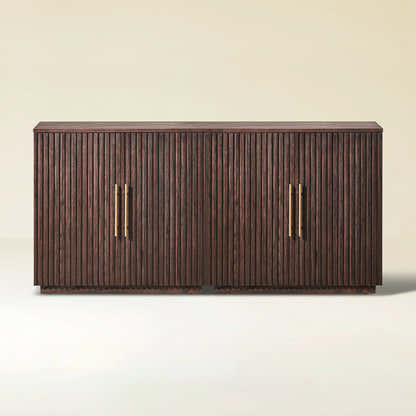 Holt 63″ Medienkonsole aus Eiche (2er-Set) 