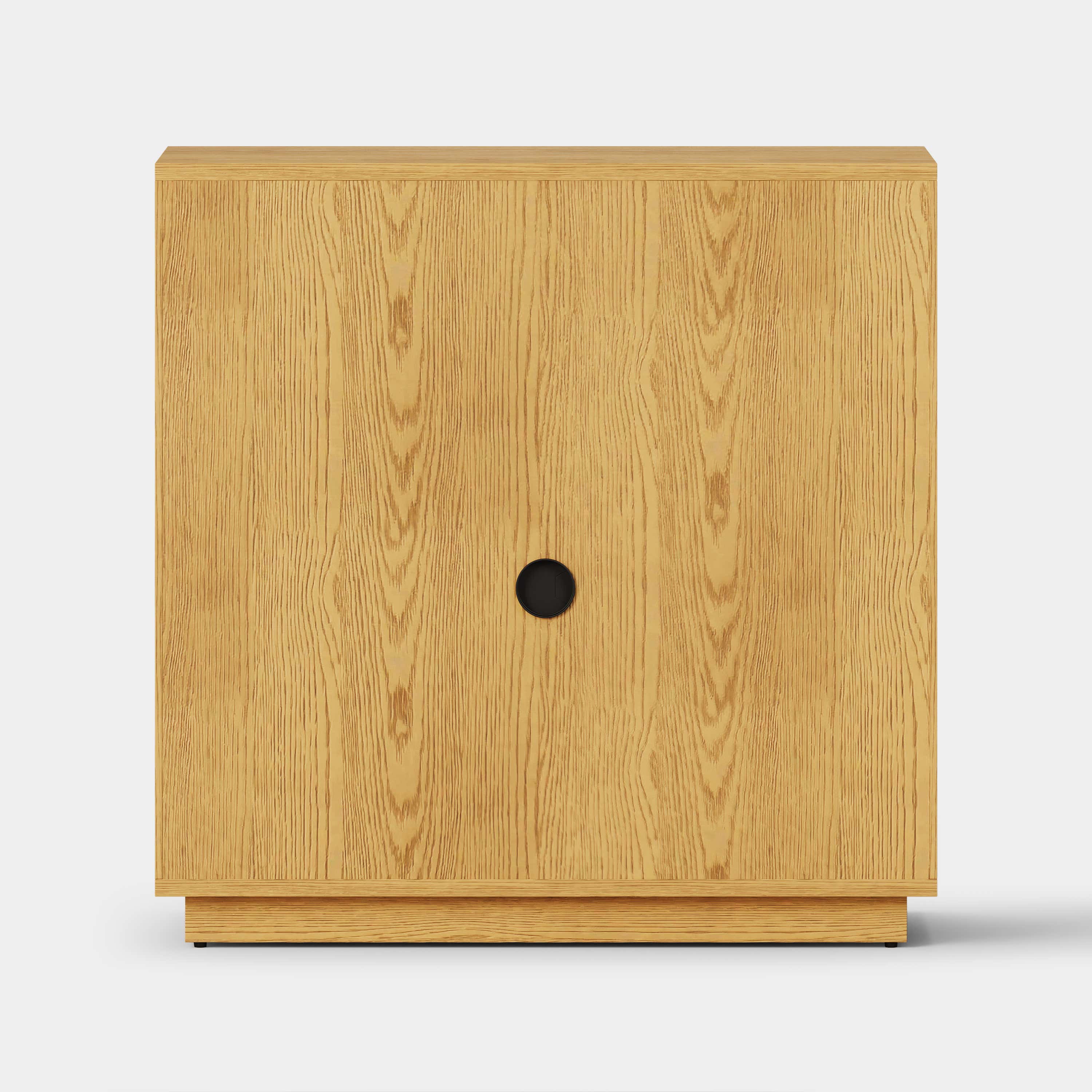 Holt 63″ Medienkonsole aus Eiche (2er-Set) 